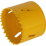 Serra Copo Bimetal Broca 54mm Corte Metal Geral Tradestar - Serra copo amarela para cortes precisos em metal, ideal para uso profissional e industrial. Ferramenta bimetálica resistente e durável para construção civil, marcenaria e indústrias.