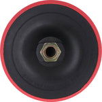 Base para disco de lixa com velcro 125mm para esmerilhadeira, rosca M14, ideal para lixamento e polimento em madeira, metal e plástico. Suporte de PVC Tradestar com fixação por pluma para troca rápida da lixa.