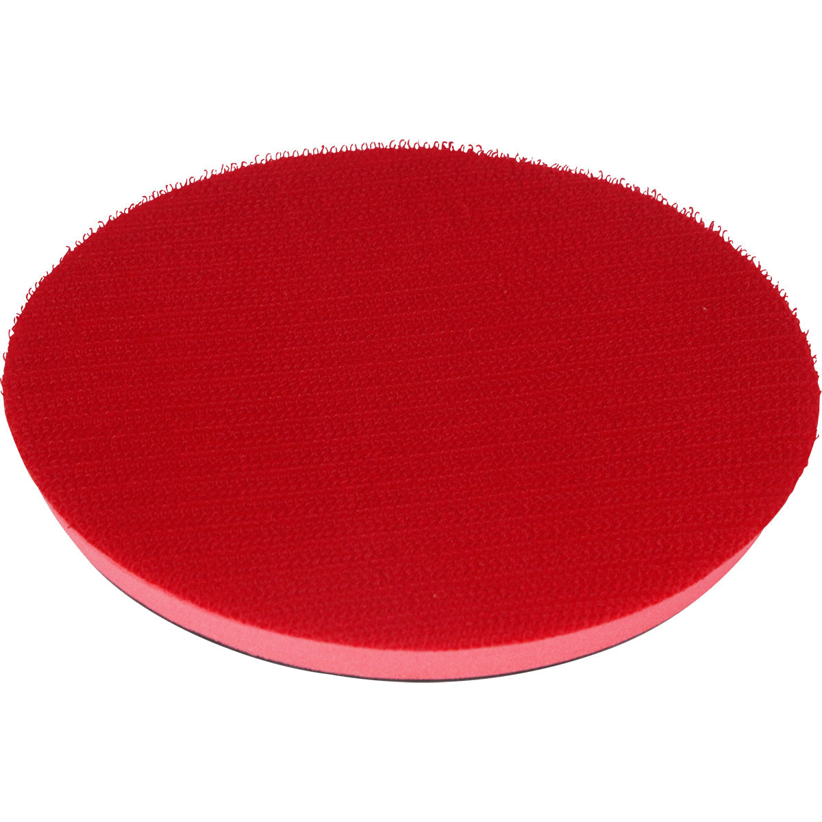 Base para disco de lixa com velcro 125mm para esmerilhadeira, ideal para lixamento e polimento em madeira, metal e plástico. Disco de PVC Tradestar com sistema fixa fácil e rosca M14.
