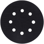 Disco de suporte para lixadeira roto orbital Roquite Hookit 5 polegadas, com velcro, ideal para madeira, metal e gesso. Ferramenta para marceneiros, pintores automotivos e funileiros. Facilita a troca de lixas e proporciona acabamento preciso.
