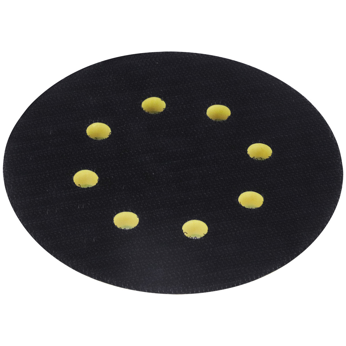Disco de suporte para lixadeira roto orbital Roquite Hookit Prato 5 polegadas, com velcro para fixação de lixas, ideal para trabalhos em madeira, metal e gesso. Ferramenta para funilaria, marcenaria e pintura automotiva.