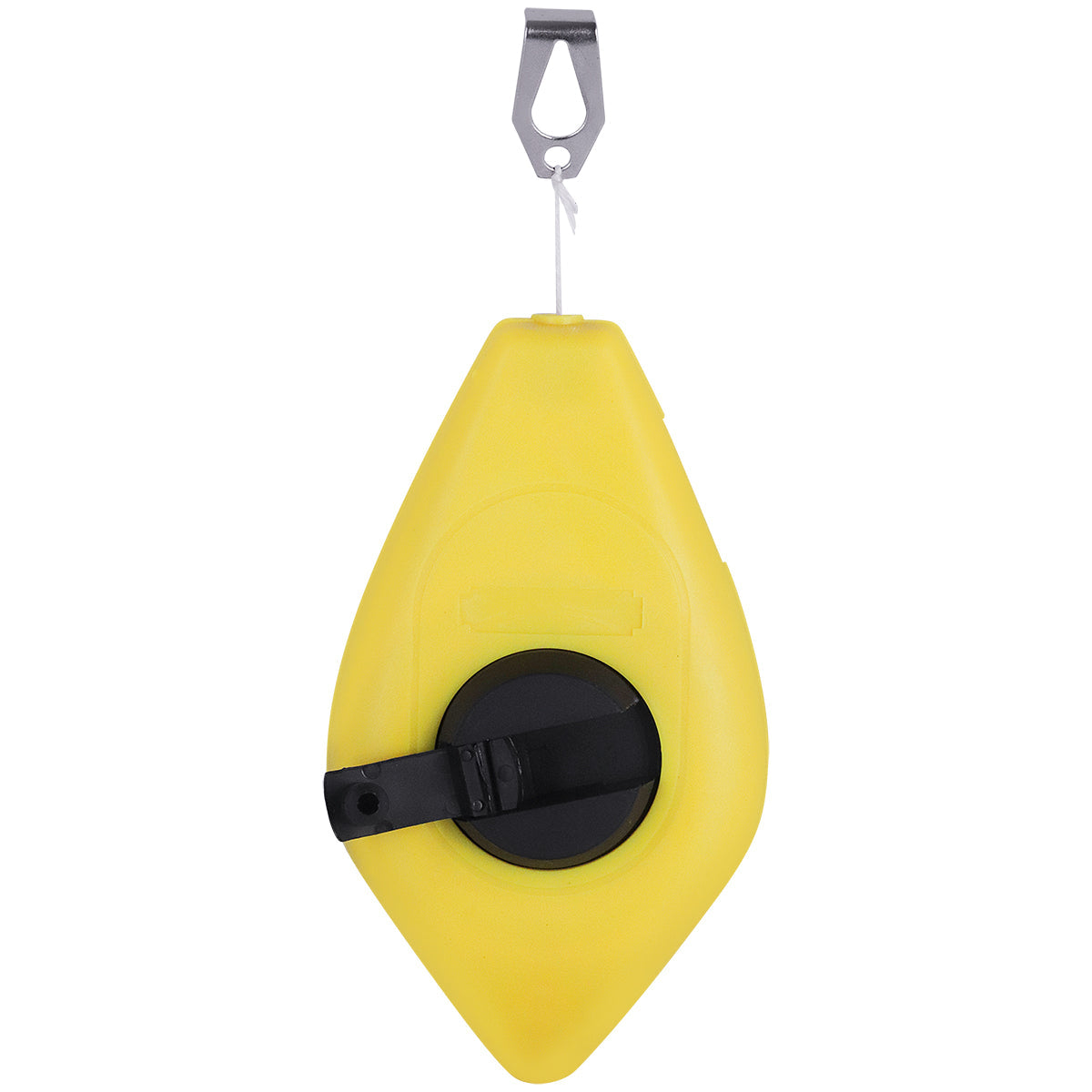 Carretel Drywall Linha de Giz 30m Tradestar amarelo com tubo de giz 115g, ideal para marcação em construção e reformas. Acompanha mini nível para precisão.