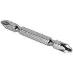 Bits Ponteira Dupla Parafusadeira 65mm Ph2 Philips Imantada Pro Tradestar - Ideal para parafusadeiras, fabricado em aço S2, pontas duplas e imantadas para maior precisão em trabalhos de construção e manutenção.