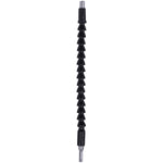 Cabo Extensor Flexível Para Parafusadeira 1/4 Tradestar - Extensão flexível preta para parafusadeira, com ponta magnética e encaixe de 1/4, ideal para áreas de difícil acesso. Ferramenta para montadores, técnicos e profissionais da construção.
