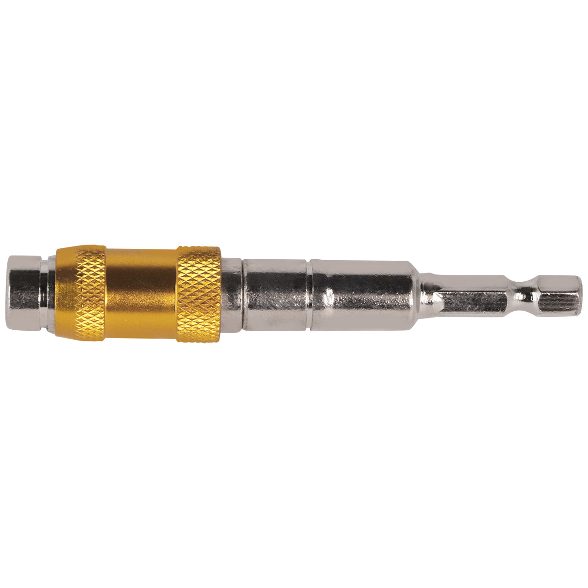 Adaptador Angular 90º 1/4 Ponta Magnética Para Parafusadeira Tradestar - Acessório para parafusar em ângulos difíceis, com conexão sextavada e ponta magnética para maior precisão e facilidade no trabalho.