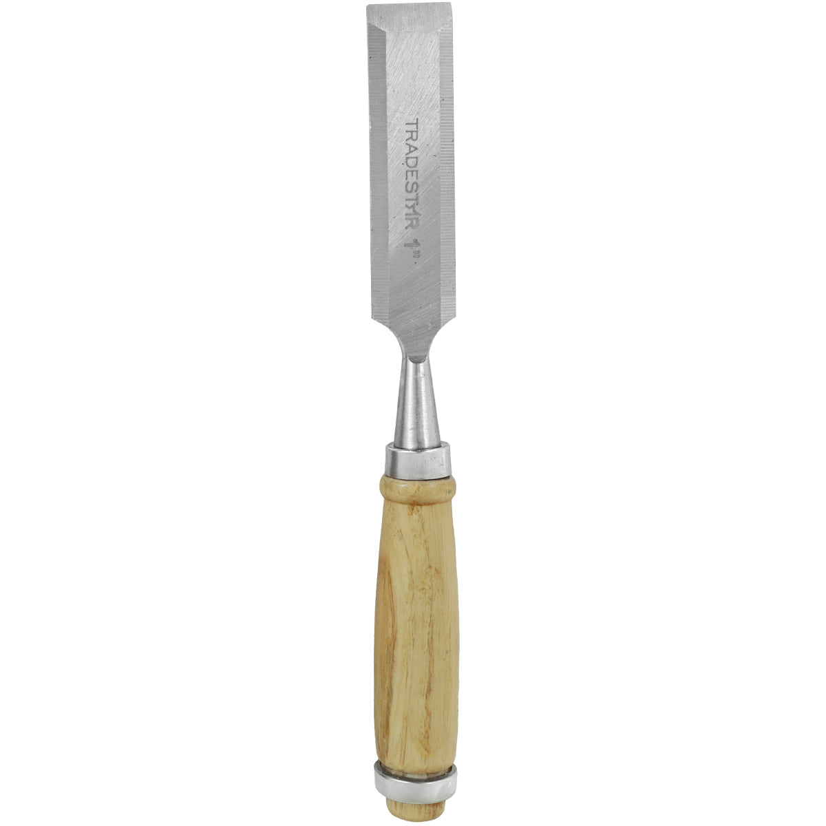 Kit 5 Formão para Madeira Tradestar 1 Polegada 25mm - Ferramenta para entalhe e corte preciso em madeira, ideal para marcenaria e artesanato. Cabo ergonômico e lâmina de aço resistente.