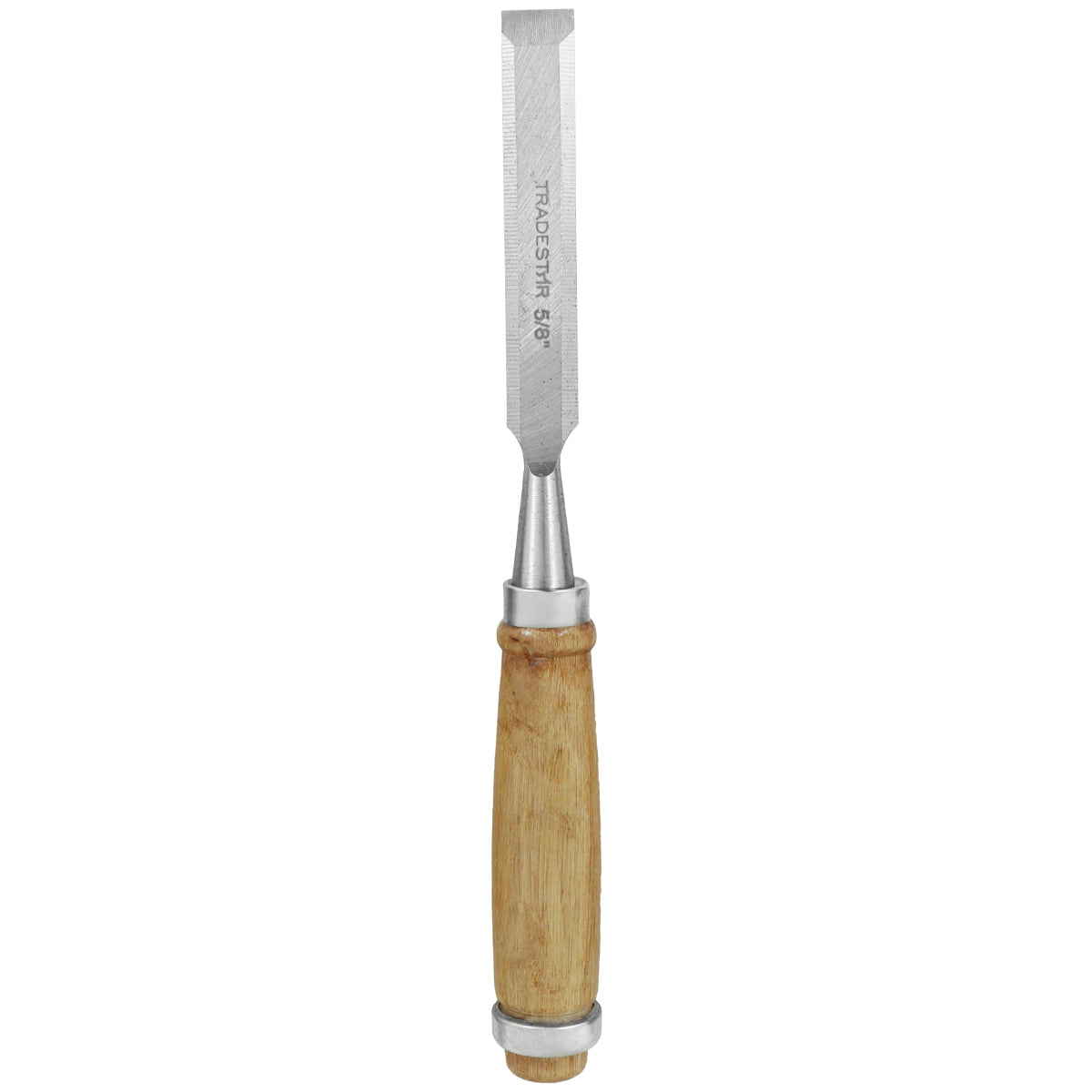 Formão para madeira Tradestar 5/8 Pol 16MM - Ferramenta de corte e entalhe para marcenaria, carpintaria e projetos DIY. Lâmina de aço resistente e cabo ergonômico para precisão e conforto no trabalho com madeira.