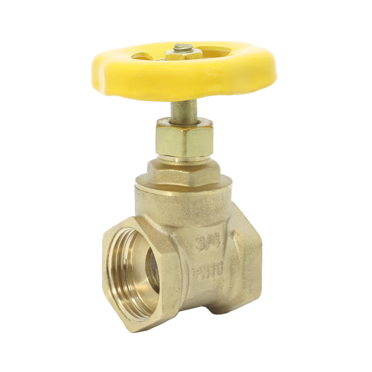 Kit com 5 registros de gaveta 20mm 3/4 polegada em latão Tradestar, ideal para controle de fluxo de água em instalações hidráulicas. Registro de gaveta com corpo em latão resistente, manopla amarela para fácil operação e conexão de 3/4 polegada. Perfeito para uso residencial, comercial e industrial.