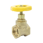 Kit com 5 registros de gaveta 20mm 3/4 polegada em latão Tradestar, ideal para controle de fluxo de água em instalações hidráulicas. Registro de gaveta com corpo em latão resistente, manopla amarela para fácil operação e conexão de 3/4 polegada. Perfeito para uso residencial, comercial e industrial.