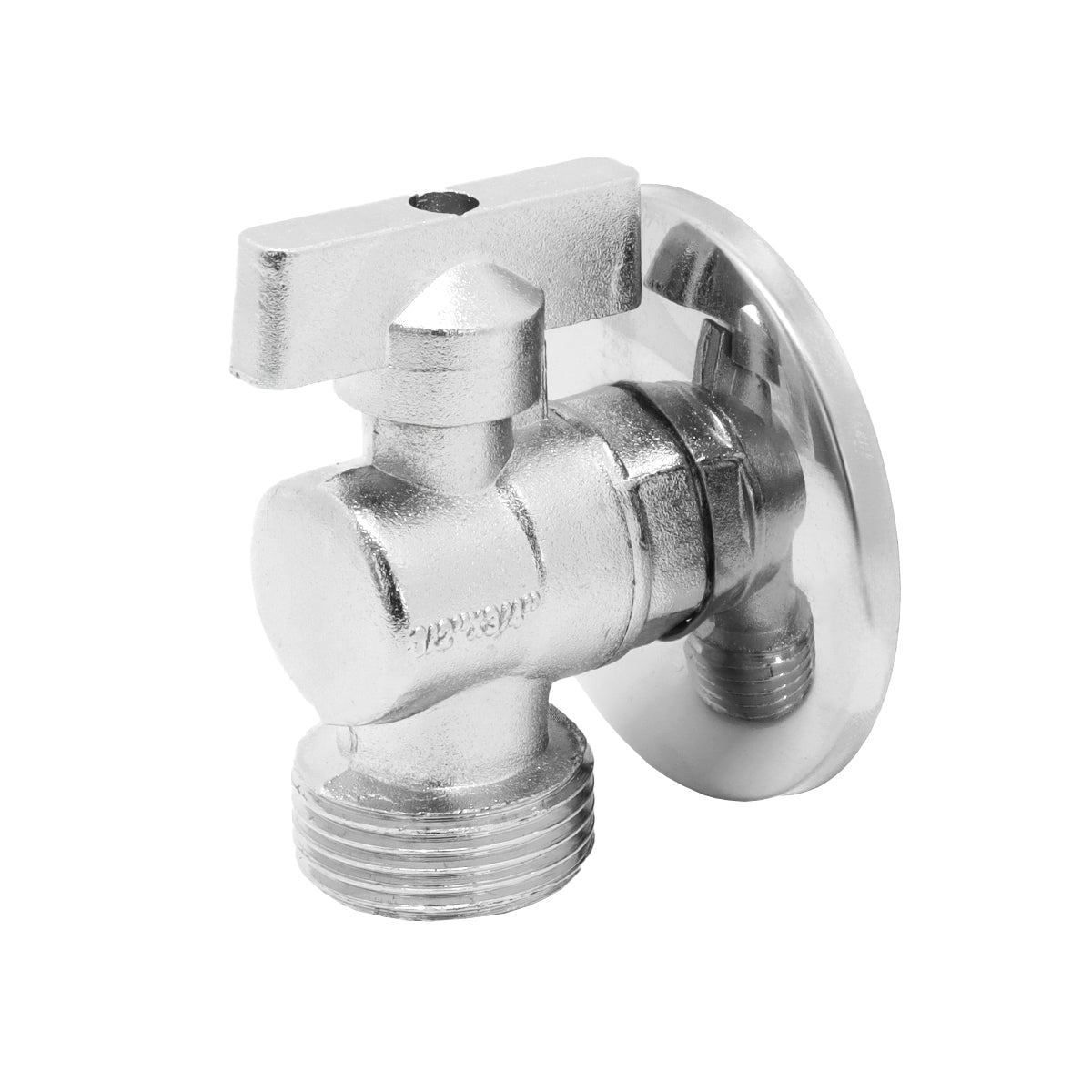 Kit 5 Registro Torneira para Máquina de Lavar Roupa e Louças Slim Tradestar - Registro de água cromado, design compacto e eficiente para lavanderia e cozinha. Ideal para instalação em máquinas de lavar.