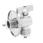 Registro Torneira para Máquina de Lavar Roupa e Louças Slim - Kit com 10 unidades, modelo Tradestar, design compacto e acabamento refinado. Conexão segura e fácil operação. Ideal para lavanderias e cozinhas. Dimensões: 1/2 e 3/4.