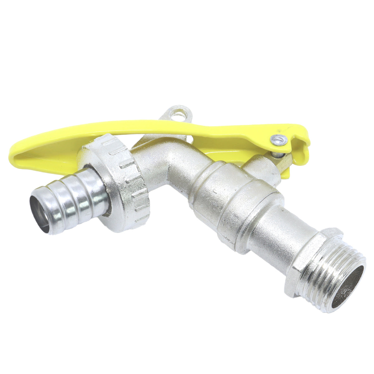 10 Torneiras para Jardim Esfera 1/2" com Porta Cadeado Tradestar - Torneira de esfera para jardim, com design moderno, durável e segura. Ideal para áreas externas, quintais e estabelecimentos que necessitam de segurança adicional. Possui mecanismo de esfera para controle preciso do fluxo de água e porta cadeado para evitar uso não autorizado.