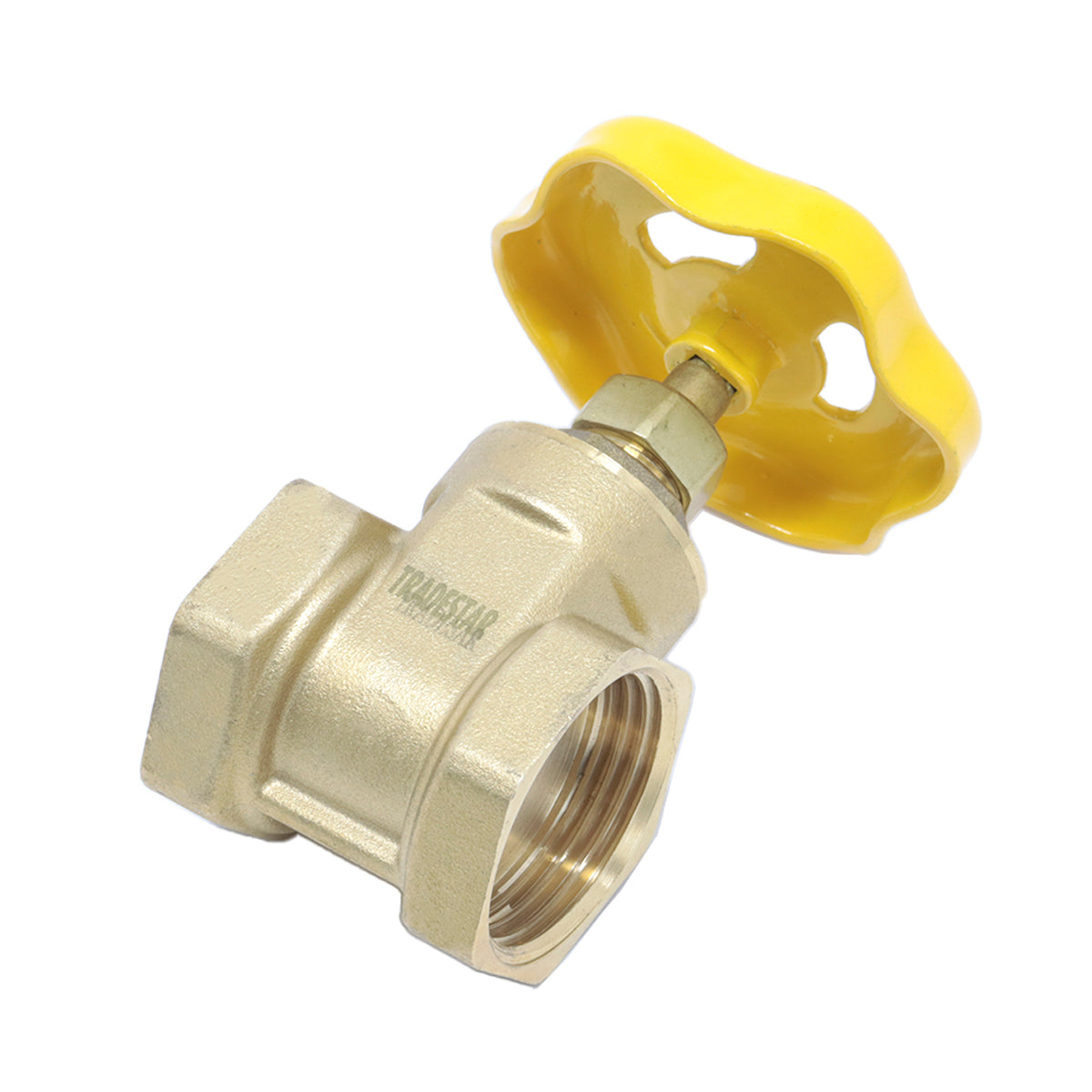 Kit 10 Válvula Registro de Gaveta 1 Polegada Bruto Tradestar - Válvula de controle de fluxo para sistemas hidráulicos, resistente e durável, ideal para aplicações industriais e encanamento. Possui acabamento bruto e instalação simplificada.