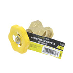 Kit 10 Válvulas Registro de Gaveta 1 Polegada Bruto Tradestar - Válvula de latão com acabamento bruto, ideal para controle preciso de fluxo em sistemas hidráulicos. Inclui 10 unidades, perfeita para encanadores e aplicações industriais.