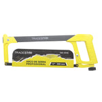 Kit com 5 Arcos de Serra Profissional 12' 30MM em Alumínio Reforçado, ideal para cortes precisos em metais. Ferramenta robusta e durável para uso industrial e manutenção, com lâmina ajustável e cabo ergonômico. Tradestar.