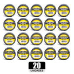 Kit com 20 rolos de fita isolante antichama preta Tradestar, 19mm x 5m, ideal para isolamento elétrico, proteção de fios e cabos, e diversas aplicações em projetos elétricos e DIY. Fita de PVC de alta resistência, durabilidade e fácil aplicação.