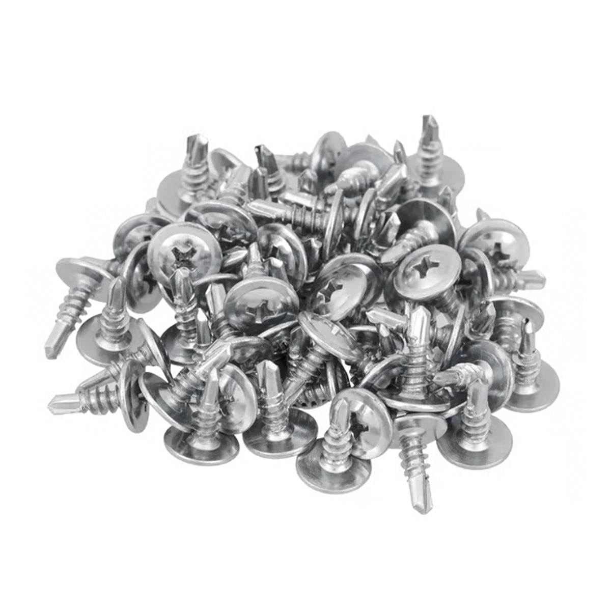 Parafuso Ponta Broca Flangeado 4,2x13 Tradestar - Pacote com 500g (aproximadamente 430 parafusos). Ideal para drywall, com ponta broca para fácil fixação e flange para evitar afundamento. Produto novo, original e lacrado.