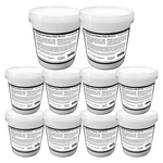 Dióxido de Titânio SR-2377 Pigmento Branco 5Kg Rutilo - Conjunto com 10 potes de 500g cada, ideal para uso em tintas, cosméticos e artesanato. Pigmento mineral de alta qualidade, proporcionando brilho, opacidade e melhorando a consistência. Produto original, novo e com garantia.