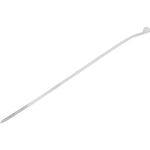 Abraçadeira de Nylon Enforca Gato 2,5x150mm Branca Tradestar com 500 unidades, ideal para organizar e fixar cabos e fios em eletrônica, construção, jardinagem e automotivo. Durável, versátil e fácil de usar.