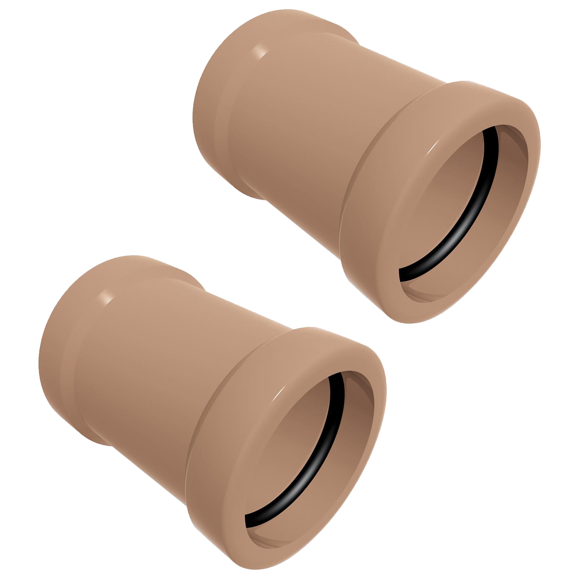 Kit com 2 Luvas de Correr Soldável 25mm Akato para instalações hidráulicas. Conexão soldável de PVC, ideal para tubos de 25mm. Garante conexões seguras e sem vazamentos. Pronta entrega e envio imediato.