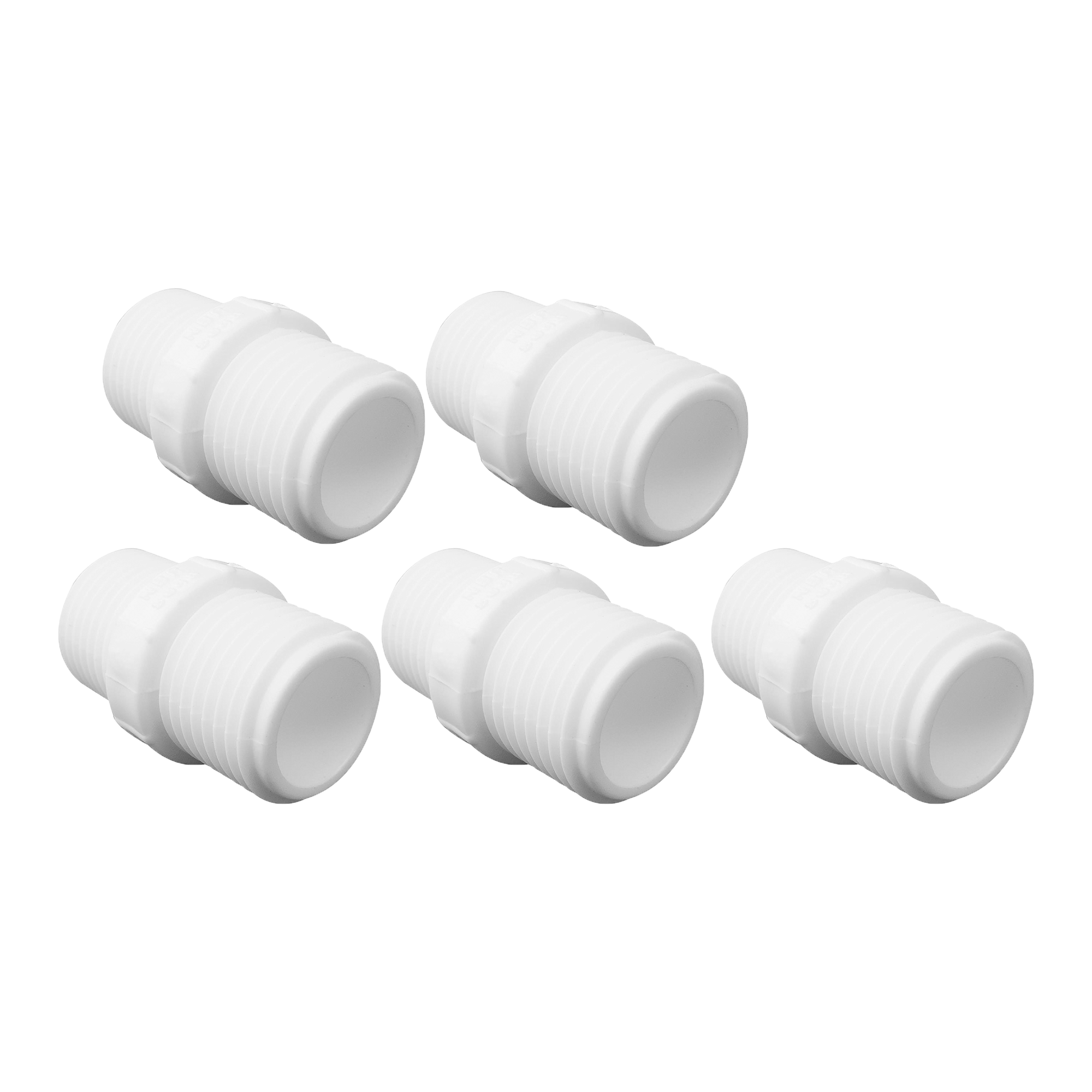 Kit com 5 Nípel Roscável 1/2" Akato branco, ideal para conexões hidráulicas seguras e eficientes. Fabricado em PVC resistente, fácil de instalar e livre de vazamentos. Perfeito para projetos de encanamento e construção. Garanta já o seu kit com envio imediato e nota fiscal.