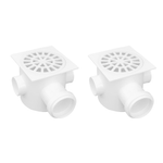 Kit com 2 Caixas Sifonadas DN100 Akato para sistema de esgoto, com 3 entradas e saída DN50. Ideal para instalações hidráulicas, garantindo durabilidade e fácil manutenção. Produto original, novo e com garantia.