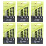 Jogo de Brocas para Madeira Tradestar com 48 peças em aço carbono, com pontas de 3 pontas para perfurações precisas em madeira, MDF, compensado e aglomerado. Kit completo com tamanhos variados e estojo organizador. Ideal para marceneiros, carpinteiros e projetos DIY.