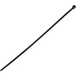Abraçadeira de nylon preta Tradestar 2,5x150mm, pacote com 500 unidades, ideal para organizar e fixar cabos e fios em eletrônica, construção, jardinagem e automotivo. Durável, versátil e fácil de usar.