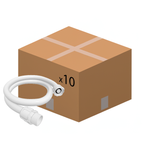 Kit com 10 engates flexíveis de 1/2" x 50cm com anel deslizante, ideal para instalações hidráulicas. Produto Akato, durável e resistente à corrosão, com fácil instalação e vedação segura. Kit com 10 unidades, envio imediato e garantia.