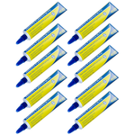 Kit com 10 bisnagas de cola adesivo plástico para PVC Akato 17g, ideal para tubos e conexões de água fria. Adesivo de alta performance, fácil de aplicar, com garantia e envio imediato. Perfeito para projetos de encanamento e reparos em PVC.