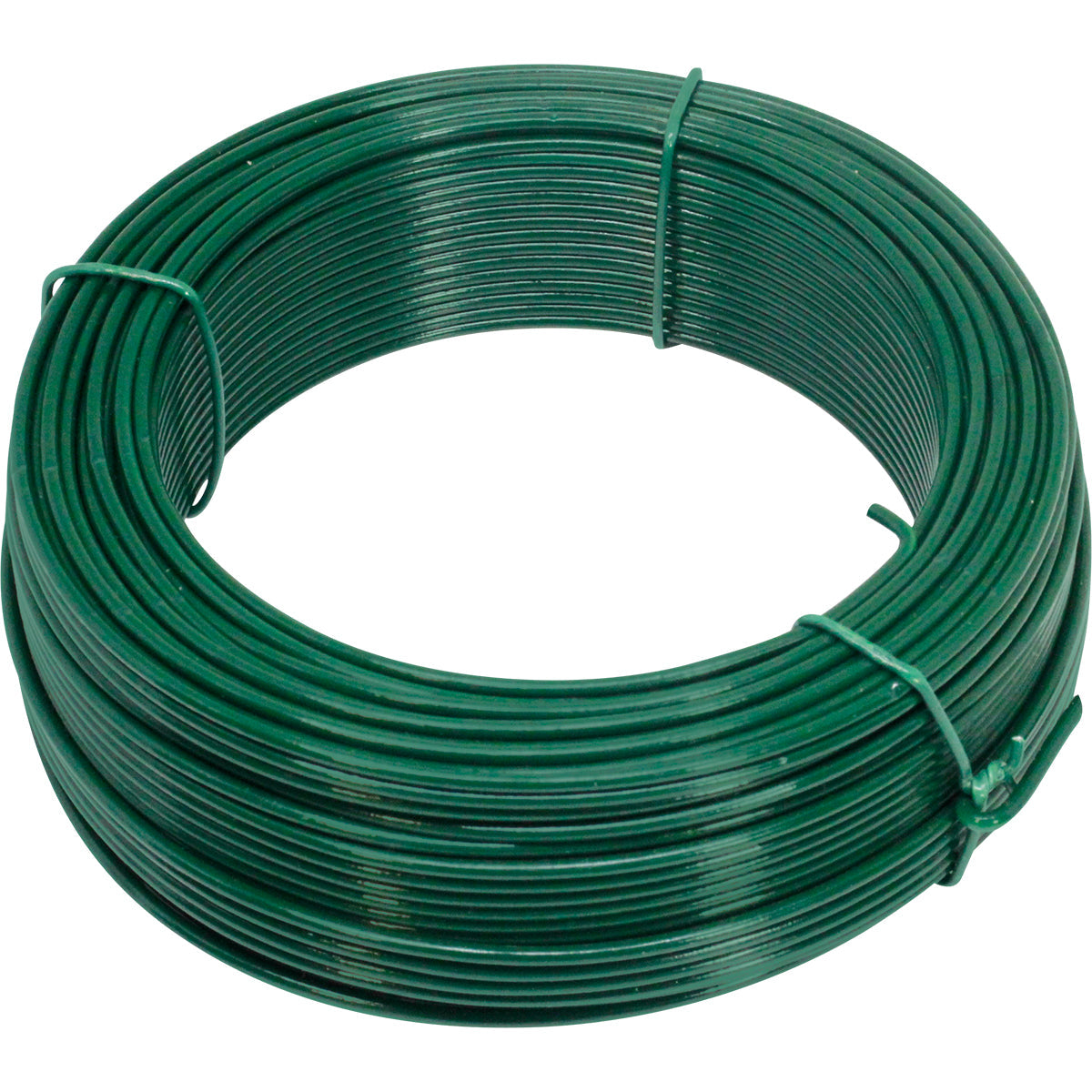 Kit com 25 rolos de arame para tela revestido em PVC verde, 1kg cada, BWG16 (1,65mm). Ideal para instalação de gesso e outras aplicações. Arame galvanizado e revestido, resistente à corrosão.