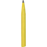 Ponteiro Redondo 3/4x8 Tradestar amarelo, ferramenta de aço para construção e demolição. Ideal para abrir dutos, fazer furos em concreto, cortar tijolos e blocos. Kit com marreta e talhadeira disponível.