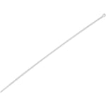 Abraçadeira de nylon branca Tradestar 2,5x200mm, pacote com 500 unidades. Ideal para organizar e fixar cabos, fios e outros itens em eletrônica, construção civil, jardinagem e automotivo. Durável, versátil e fácil de usar.