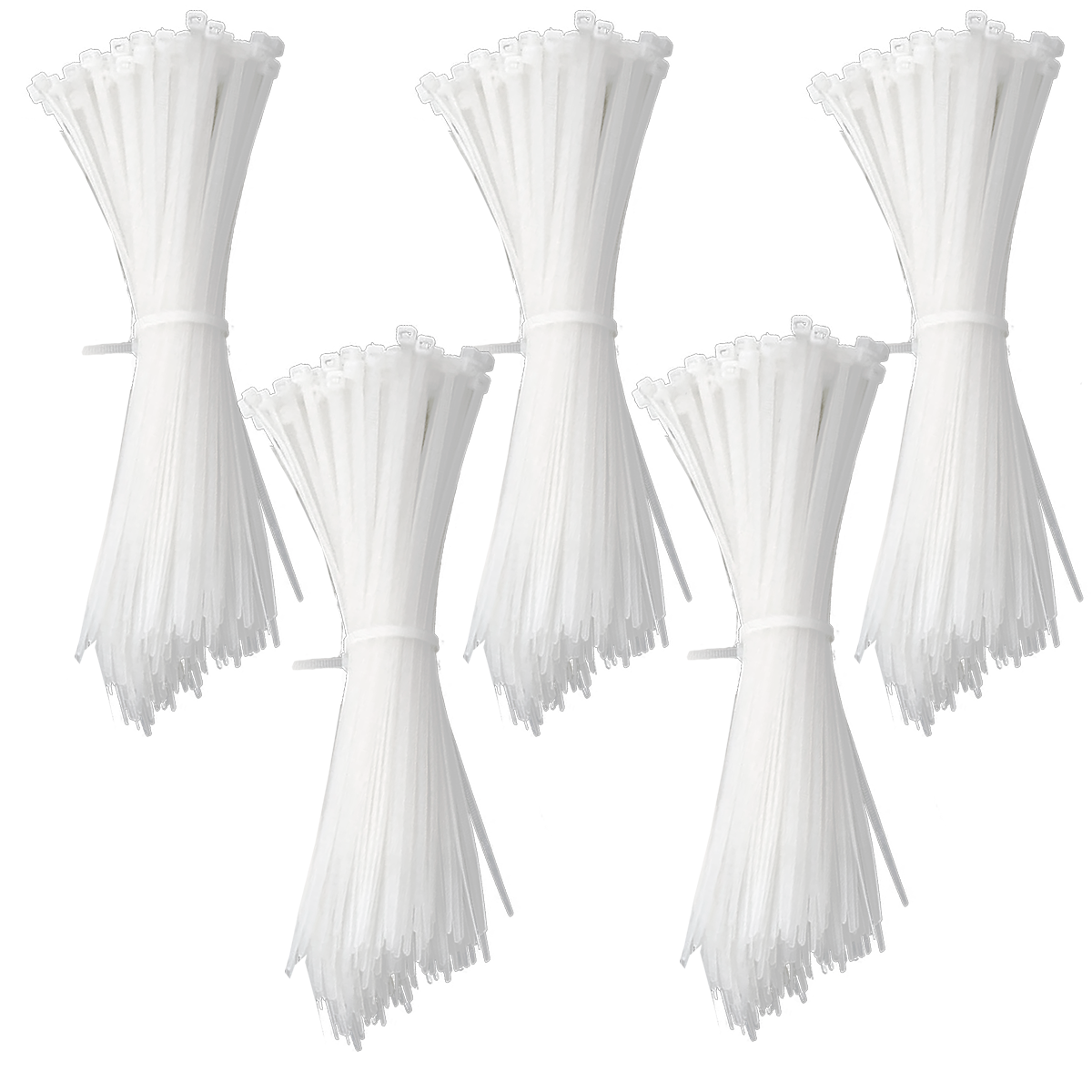 Abraçadeira de nylon preta Tradestar 3,6x150mm, ideal para organizar e fixar cabos e fios. Pacote com 500 unidades. Perfeita para eletrônica, construção civil e automotivo.