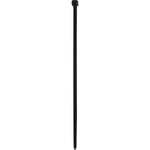 Abraçadeira de nylon preta Tradestar 3,6x150mm - Pacote com 500 unidades, ideal para organizar e fixar cabos e fios em eletrônica, construção civil e automotivo. Durável, versátil e fácil de usar.