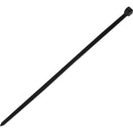 Abraçadeira de nylon preta Tradestar 3,6x150mm - Pacote com 500 unidades, ideal para organizar e fixar cabos e fios em eletrônica, construção civil, jardinagem e automotivo. Durável, versátil e fácil de usar.