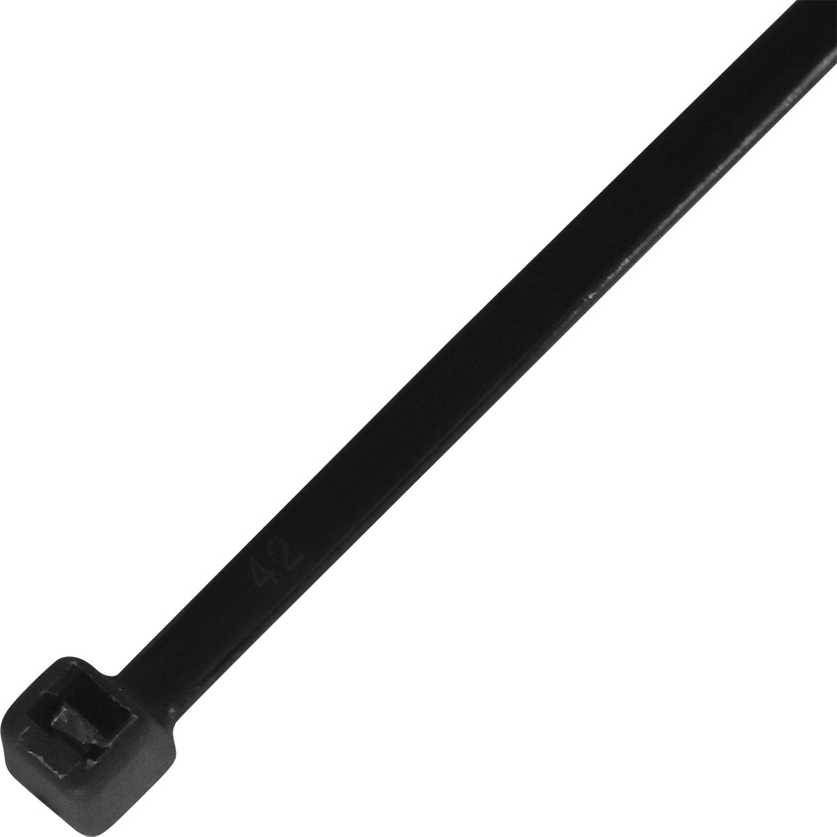 Abraçadeira de nylon preta Tradestar 3,6x150mm, pacote com 500 unidades, ideal para organizar e fixar cabos e fios em eletrônica, construção civil e automotivo.