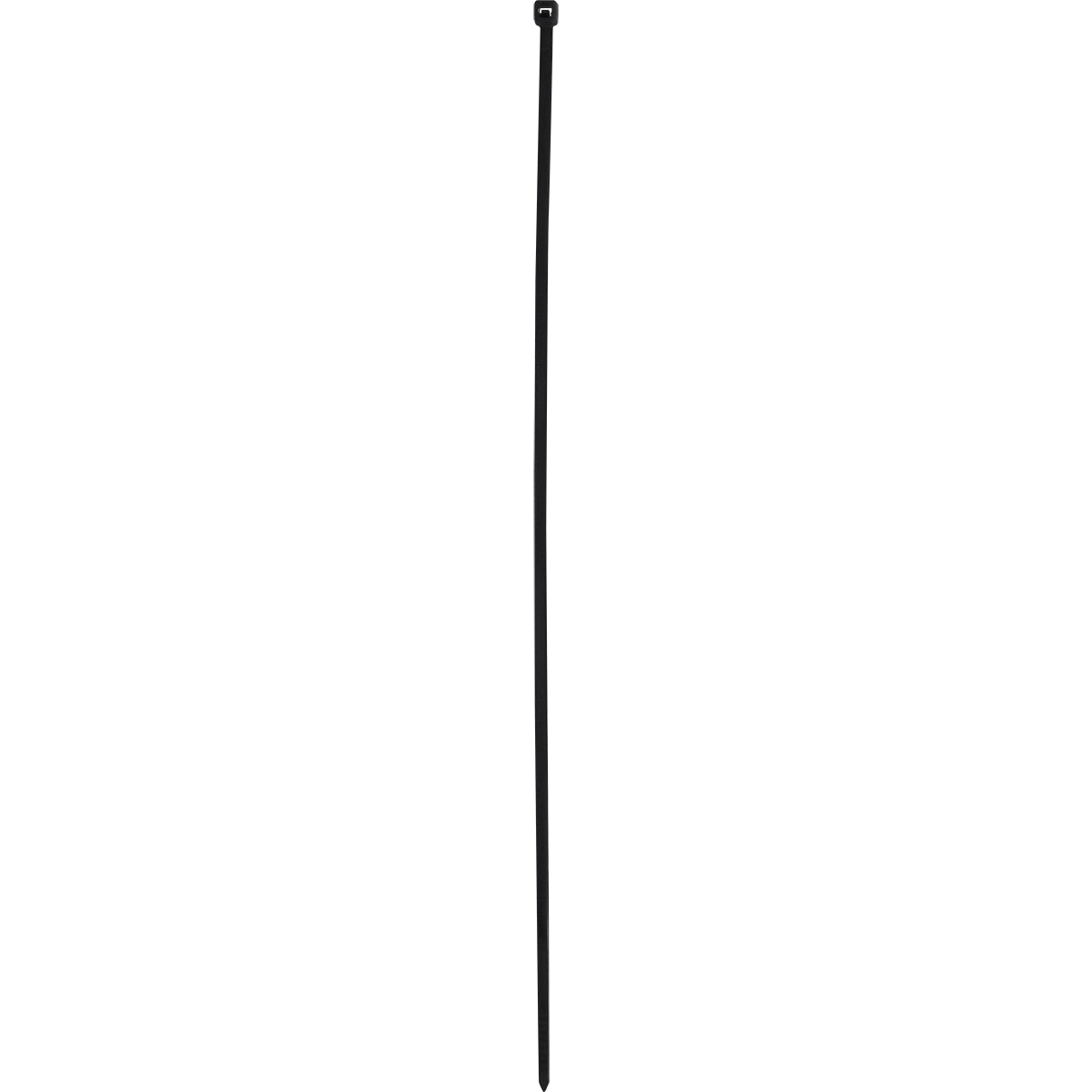 Abraçadeira de nylon preta Tradestar 3,6x300mm, ideal para organizar e fixar cabos e fios. Pacote com 500 unidades, resistente e versátil para uso em eletrônica, construção e mais.