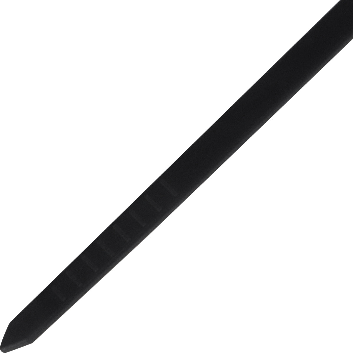 Abraçadeira de nylon preta Tradestar 3,6x300mm, ideal para organizar cabos e fios. Pacote com 500 unidades, resistente e versátil para eletrônica, construção e jardinagem.