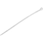 Abraçadeira de Nylon Enforca Gato 2,5x100mm Branca Tradestar - Pacote com 1000 unidades. Ideal para organizar e fixar cabos, fios e outros itens em eletrônica, construção civil, jardinagem e automotivo. Durável, versátil e fácil de usar.