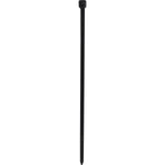 Abraçadeira de nylon preta Tradestar 2,5x100mm - Pacote com 1000 unidades, ideal para organizar e fixar cabos e fios em eletrônica, construção civil e automotivo. Durável, versátil e fácil de usar.
