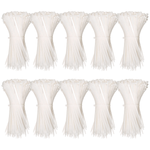 Abraçadeira de Nylon Enforca Gato 2,5x150mm Branca Tradestar - 1000 Unidades (10 pacotes de 100). Ideal para organizar e fixar cabos, fios e outros itens em eletrônica, construção, jardinagem e automotivo. Durável, versátil e fácil de usar.
