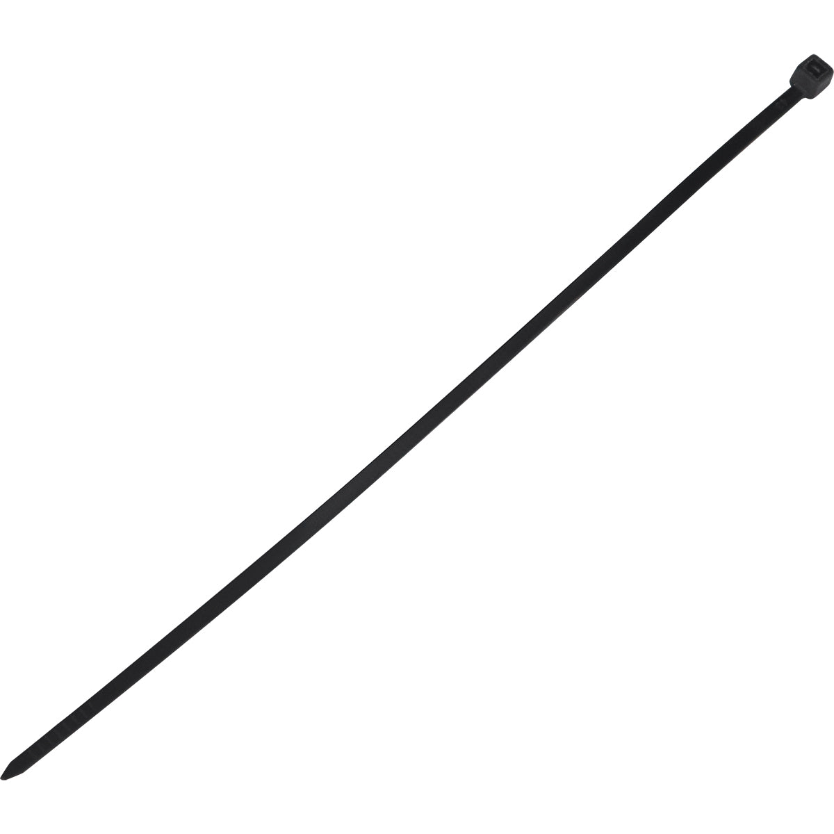 Abraçadeira de nylon preta Tradestar 2,5x150mm - Pacote com 1000 unidades. Ideal para organizar e fixar cabos, fios e outros itens em eletrônica, construção civil e automotivo.