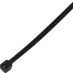 Abraçadeira de nylon preta Tradestar 2,5x150mm - Pacote com 1000 unidades, ideal para organizar e fixar cabos e fios em eletrônica, construção civil e automotivo.