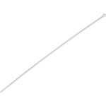 Abraçadeira de nylon branca Tradestar 2,5x200mm, pacote com 1000 unidades. Ideal para organizar e fixar cabos, fios e outros itens em eletrônica, construção civil, jardinagem e automotivo. Durável, versátil e fácil de usar.
