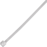 Abraçadeira de nylon branca Tradestar 2,5x200mm, pacote com 1000 unidades. Ideal para organizar e fixar cabos, fios e outros itens em eletrônica, construção civil, jardinagem e automotivo. Durável, versátil e fácil de usar.