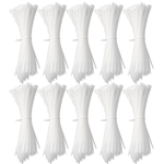 Abraçadeira de nylon preta Tradestar 3,6x150mm, ideal para organizar e fixar cabos e fios. Pacote com 1000 unidades, resistente e versátil para uso em eletrônica, construção e automotivo.