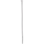 Abraçadeira de nylon preta Tradestar 3,6x150mm, ideal para organizar e fixar cabos e fios. Pacote com 1000 unidades, resistente e versátil para eletrônica, construção e jardinagem.