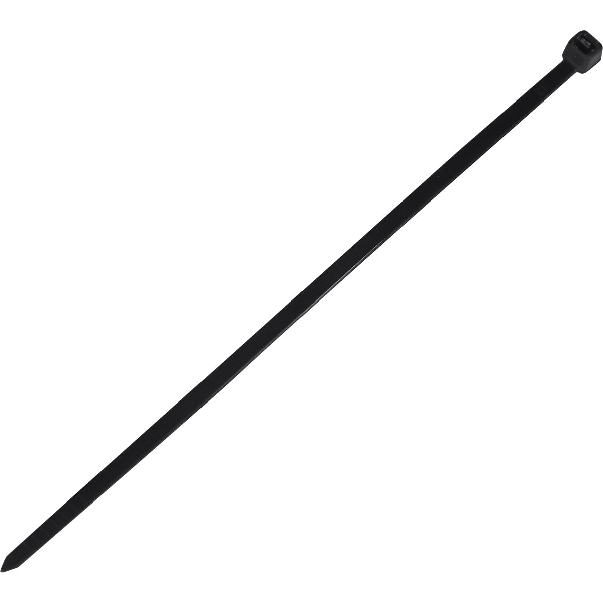 Abraçadeira de nylon preta Tradestar 3,6x150mm - Pacote com 1000 unidades, ideal para organizar e fixar cabos e fios em eletrônica, construção civil, jardinagem e automotivo.