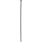 Abraçadeira de nylon preta Tradestar 3,6x300mm - Pacote com 1000 unidades, ideal para organização e fixação de cabos e fios em eletrônica, construção civil e automotivo.